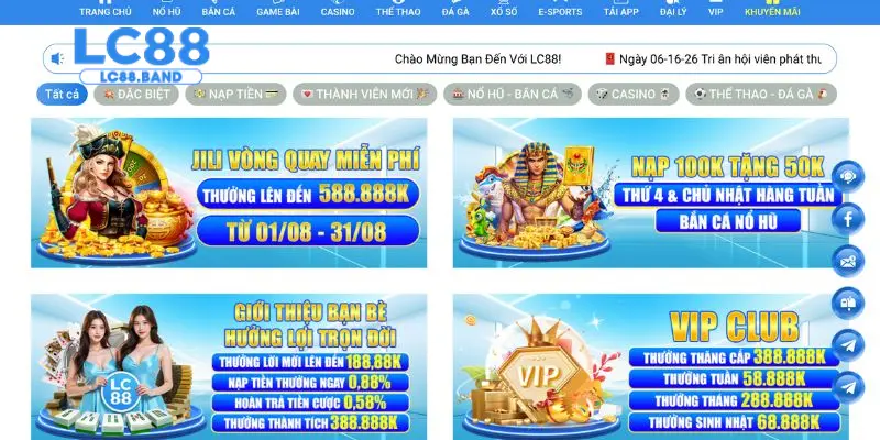 Hệ thống với nhiều khuyến mãi khủng