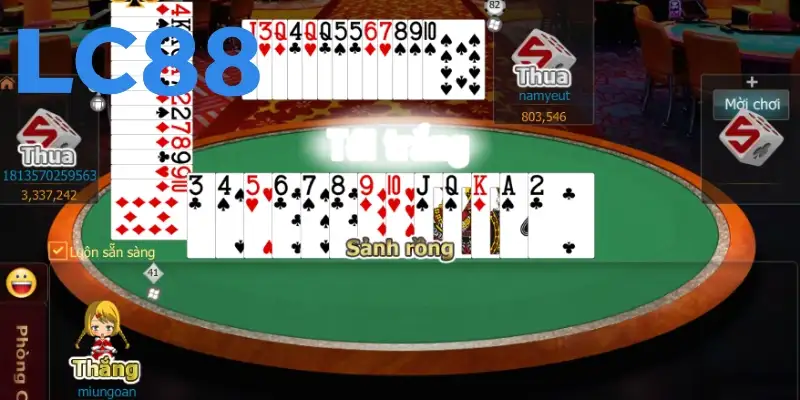 Thuật ngữ riêng biệt của dòng bài xì tố